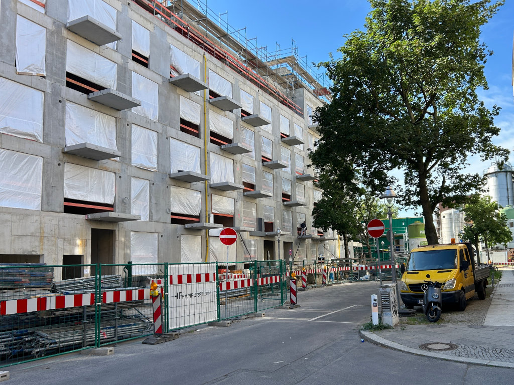 Baumaßnahme Berlin-Charlottenburg Rohbau Bild 1