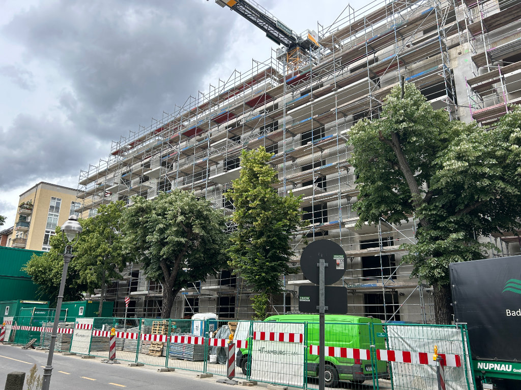 Baumaßnahme Berlin-Charlottenburg Rohbau Bild 2