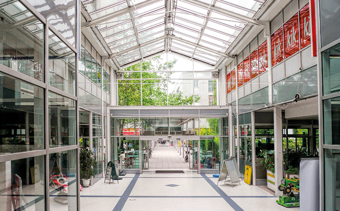Innenansicht des Fontane-Centers